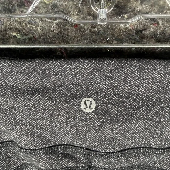 Lululemon Leggings Women 6 Gray Herringbone Crop High Rise Athletic - Picture 4 of 12